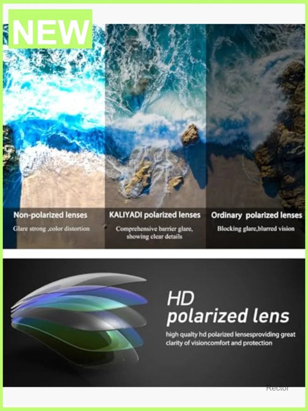 Classic Polarized Sunglasses with UV400 Protection for Driving Fishing Golf